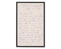 Carroll, Lewis (Charles Lutwidge Dodgson). Autograph Letter, signed