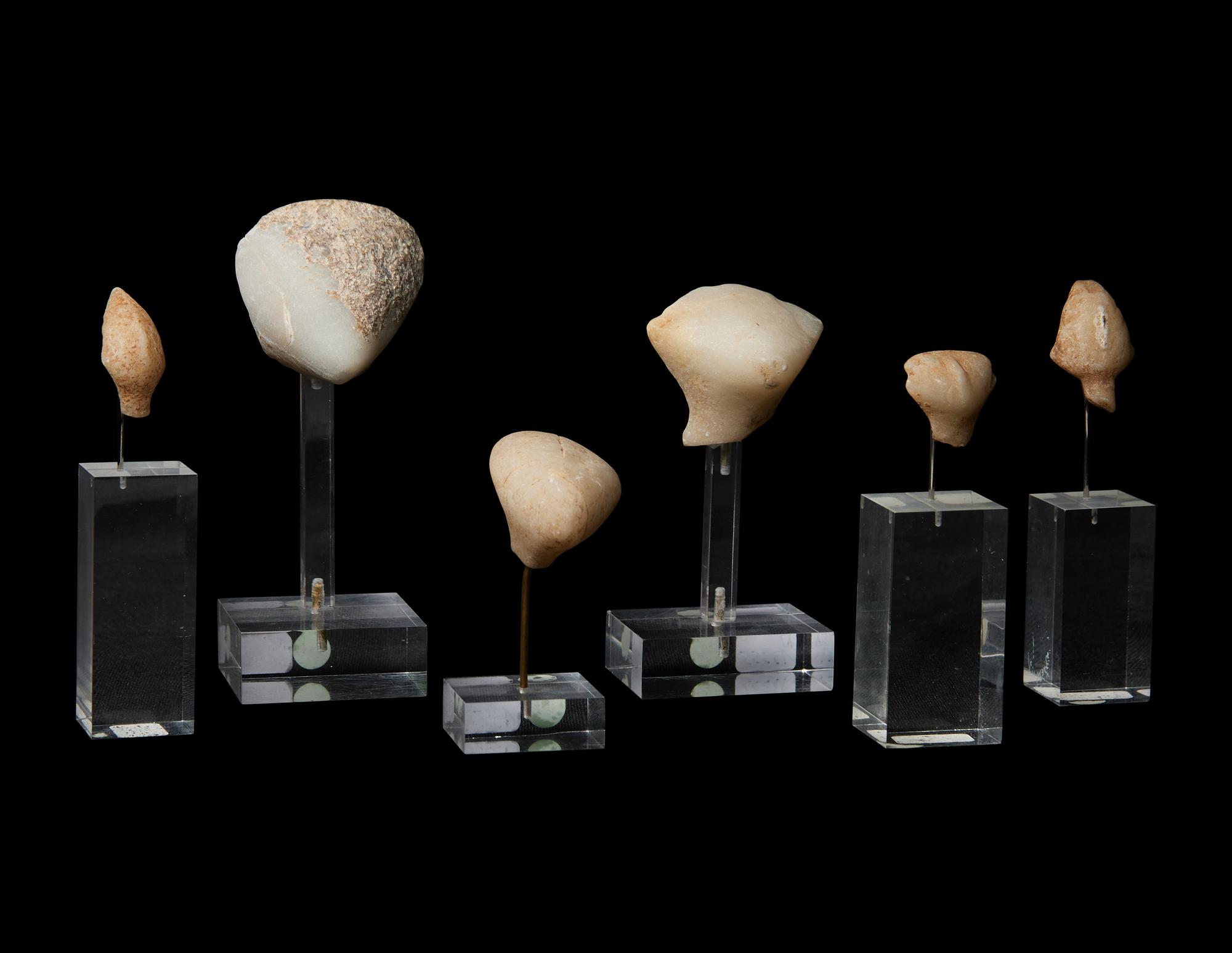 A Group of 6 Anatolian Marble Heads