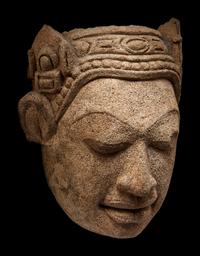 A Indian Stone Head