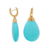 SYNTHETIC TURQUOISE EARRINGS