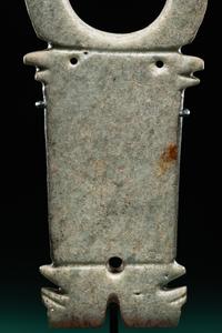 A Costa Rican Jade Figural Pendant
