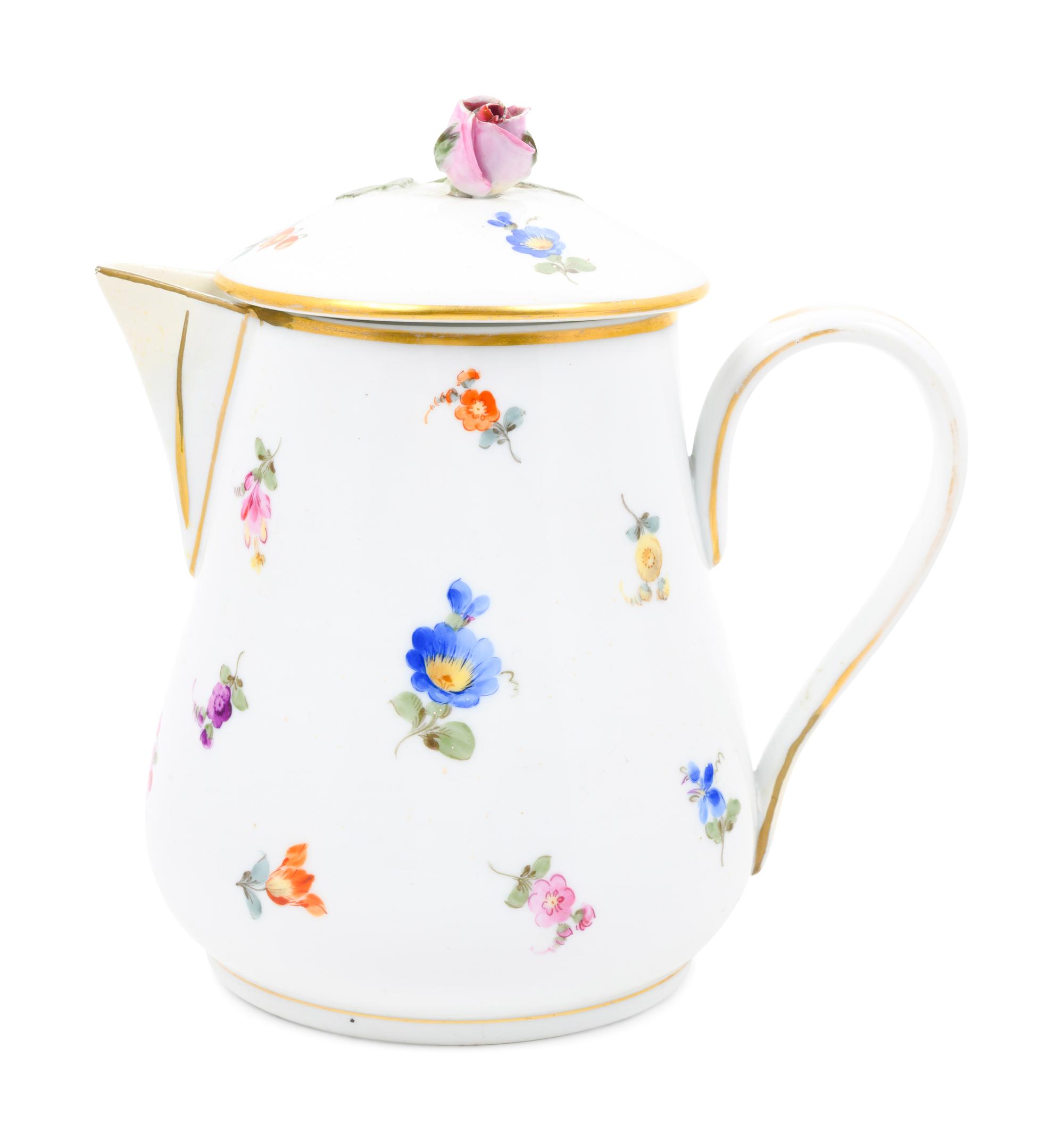 A Group of Meissen Porcelain Serving Articles