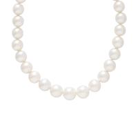 CULTURED PEARL AND DIAMOND NECKLACE
