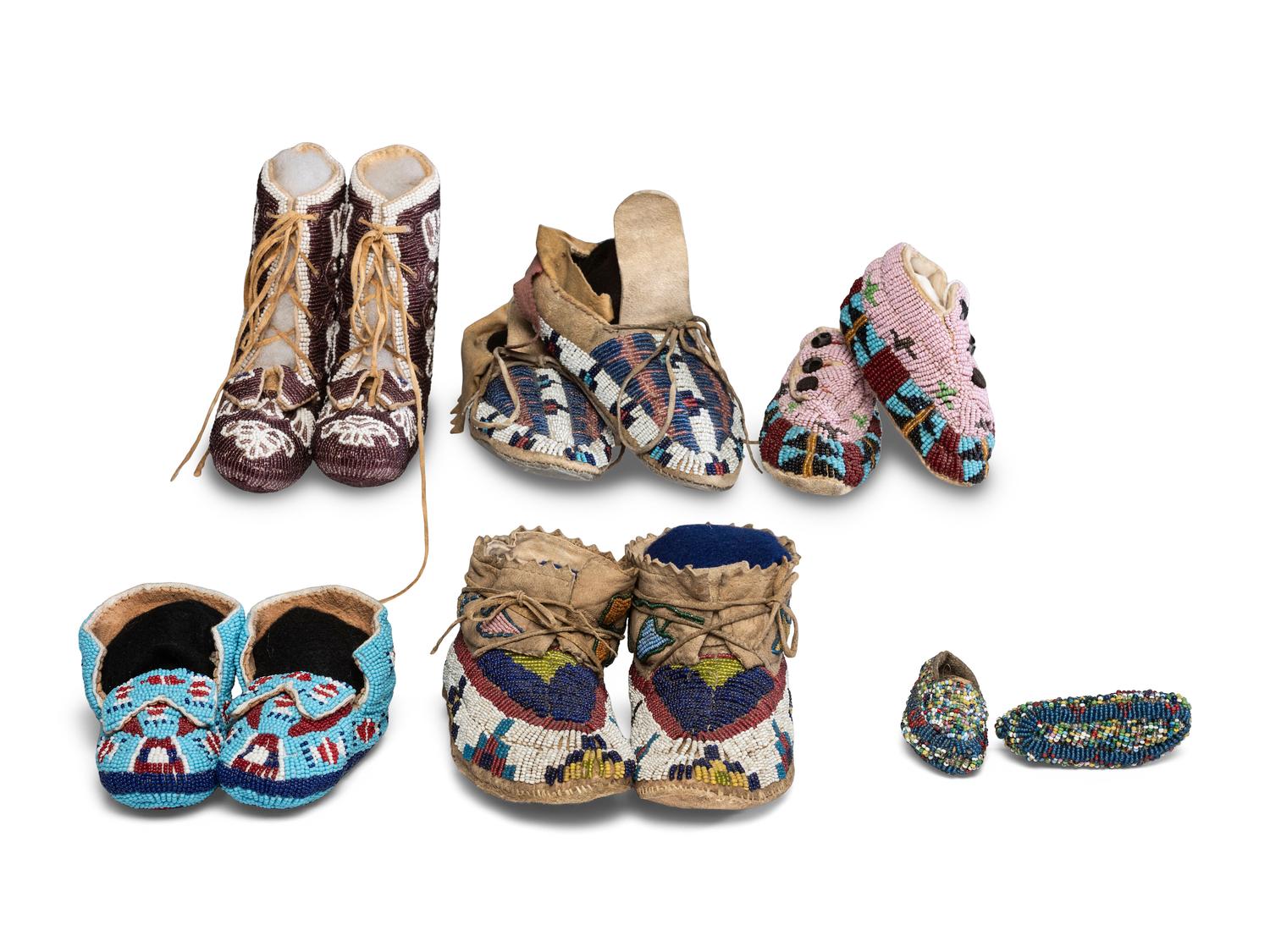 Northern Plains Children's Beaded Moccasins
