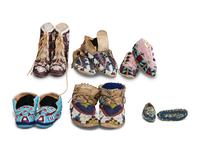Northern Plains Children's Beaded Moccasins