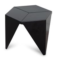 An Isamu Noguchi Black-Painted Aluminum Prismatic Stool Table — 21TH CENTURY