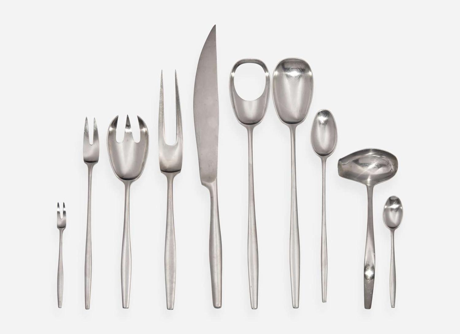 Jens Quistgaard for Dansk, "Variation V" Flatware Service