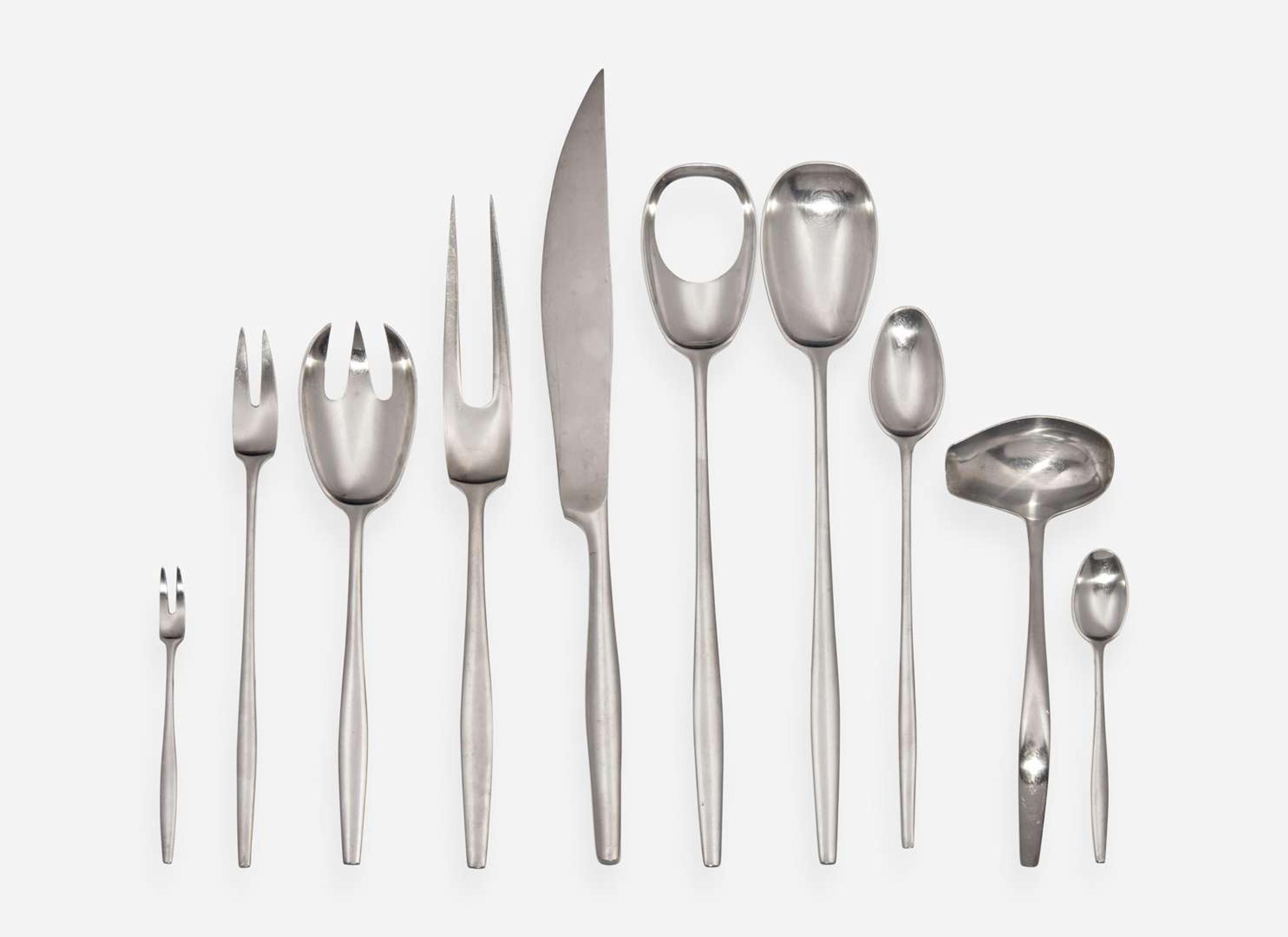 Jens Quistgaard for Dansk, "Variation V" Flatware Service