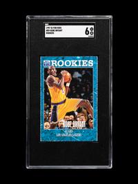 A 1996 Sports Illustrated for Kids Jumbo Kobe Bryant Rookie Basketball Card No. 59 (SGC 6 EX-NM)