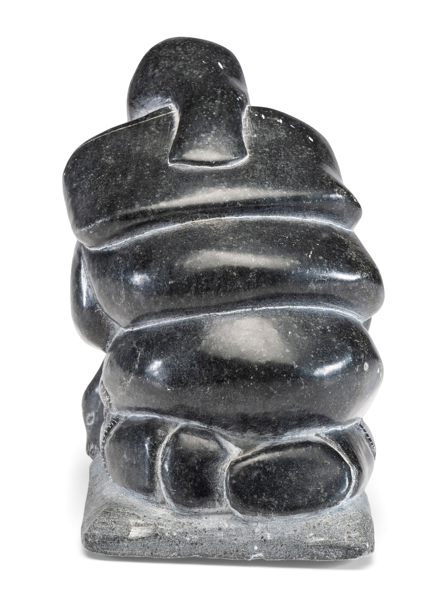 Inuit Figural Soapstone Sculpture