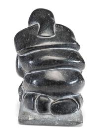 Inuit Figural Soapstone Sculpture