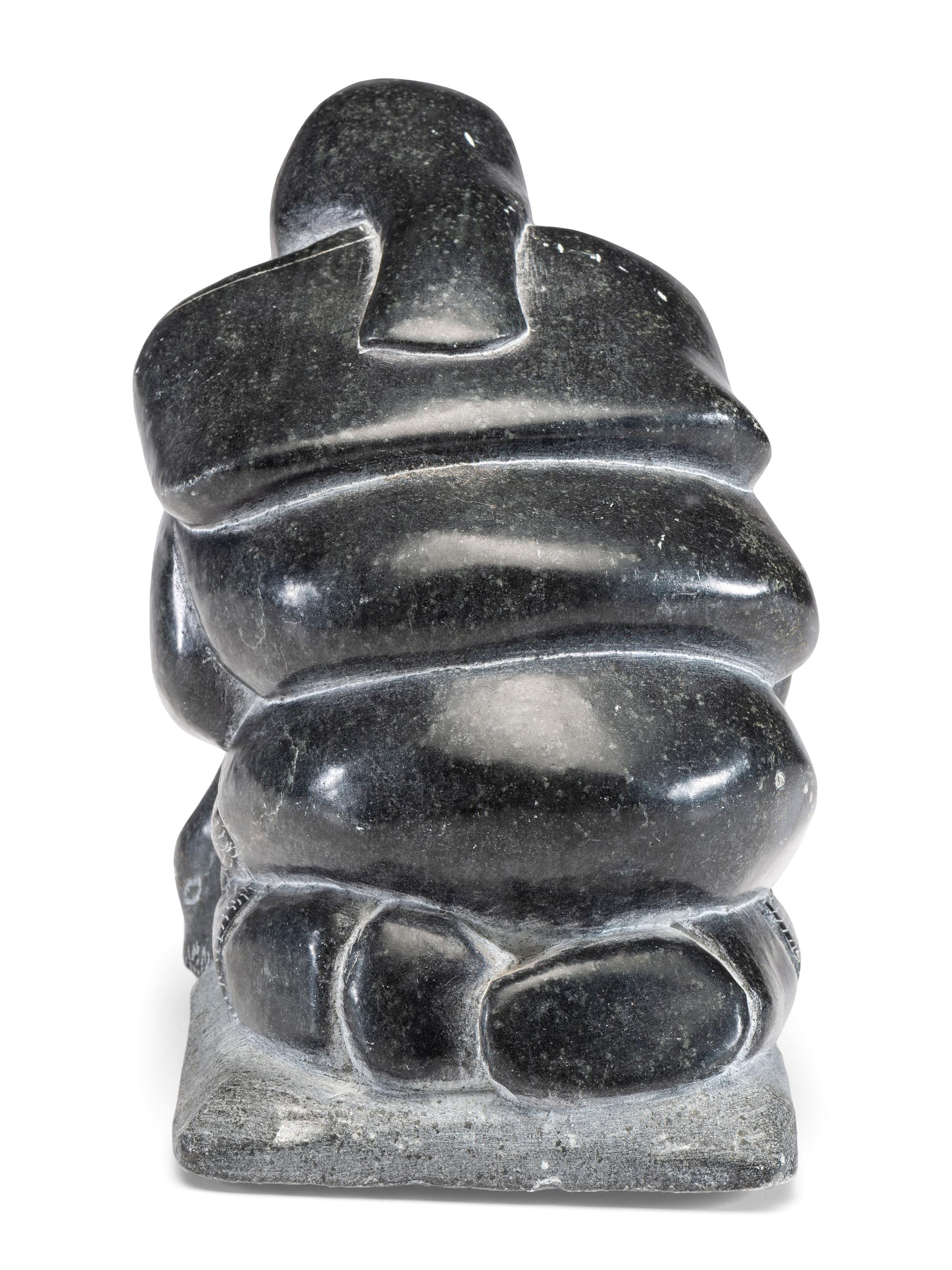 Inuit Figural Soapstone Sculpture