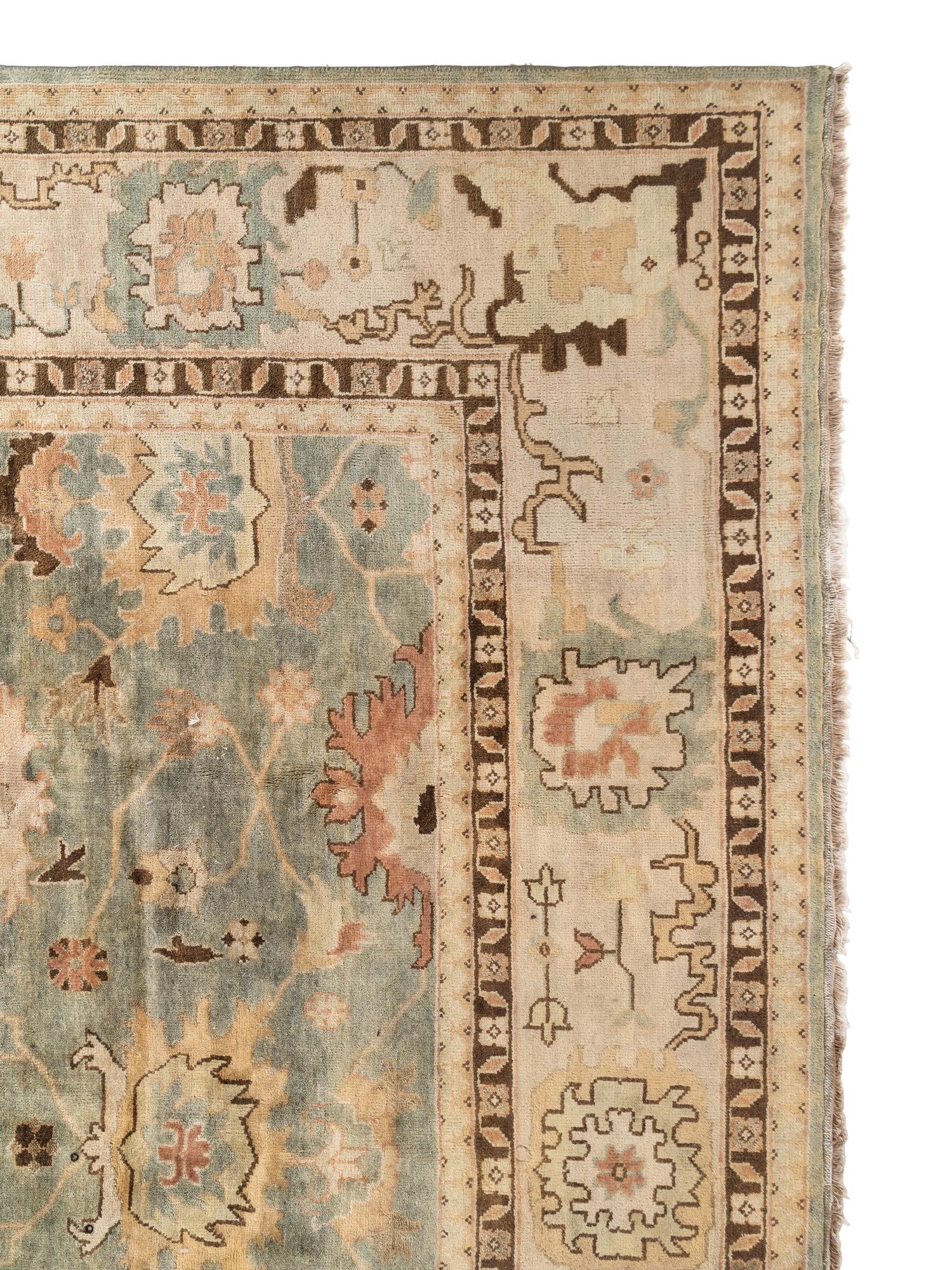An Indo-Serapi Wool Rug
