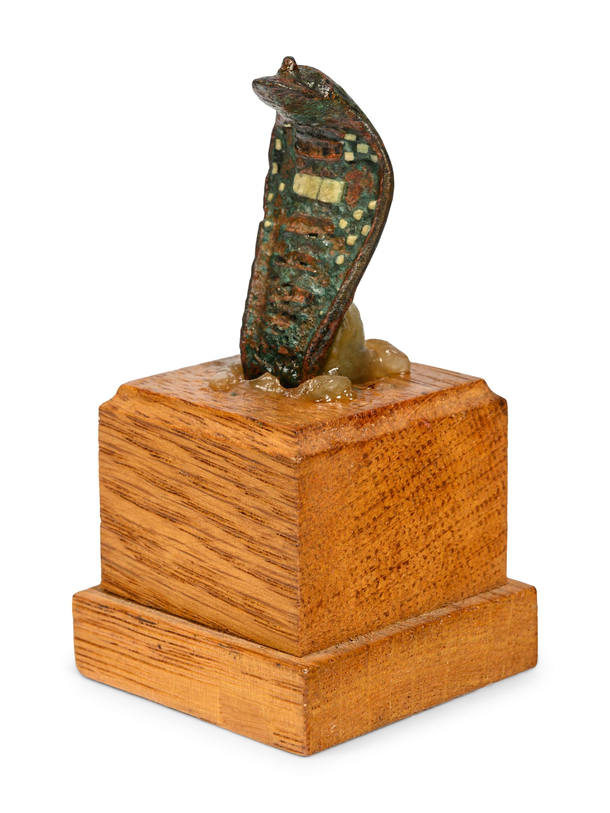 An Egyptian Bronze Uraeus