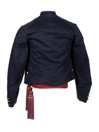 [CIVIL WAR]. Identified uniform grouping including frock coat, vest, and sash of Lt. Colonel John T. Lockman, 83rd and 119th New York Regiments, WIA at Gettysburg.