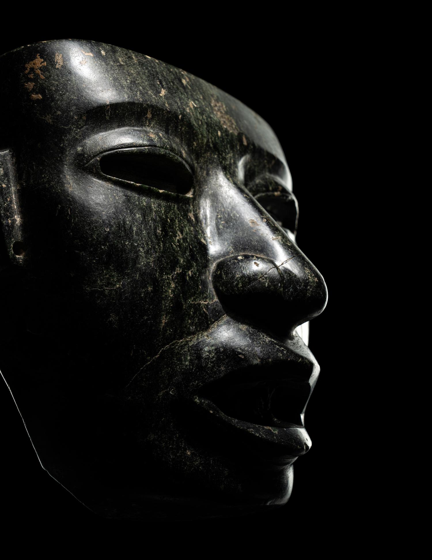 A Teotihuacan Serpentine Mask