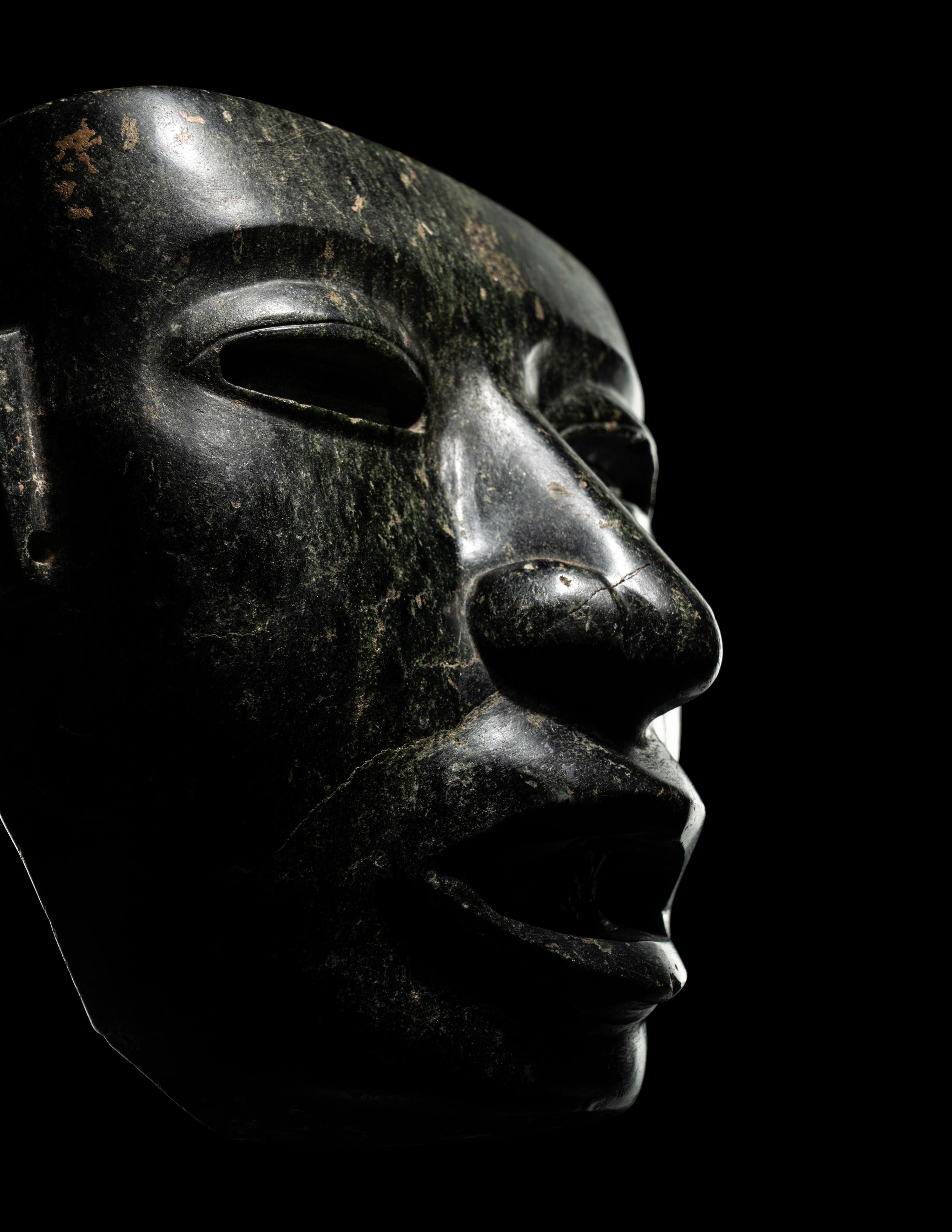 A Teotihuacan Serpentine Mask