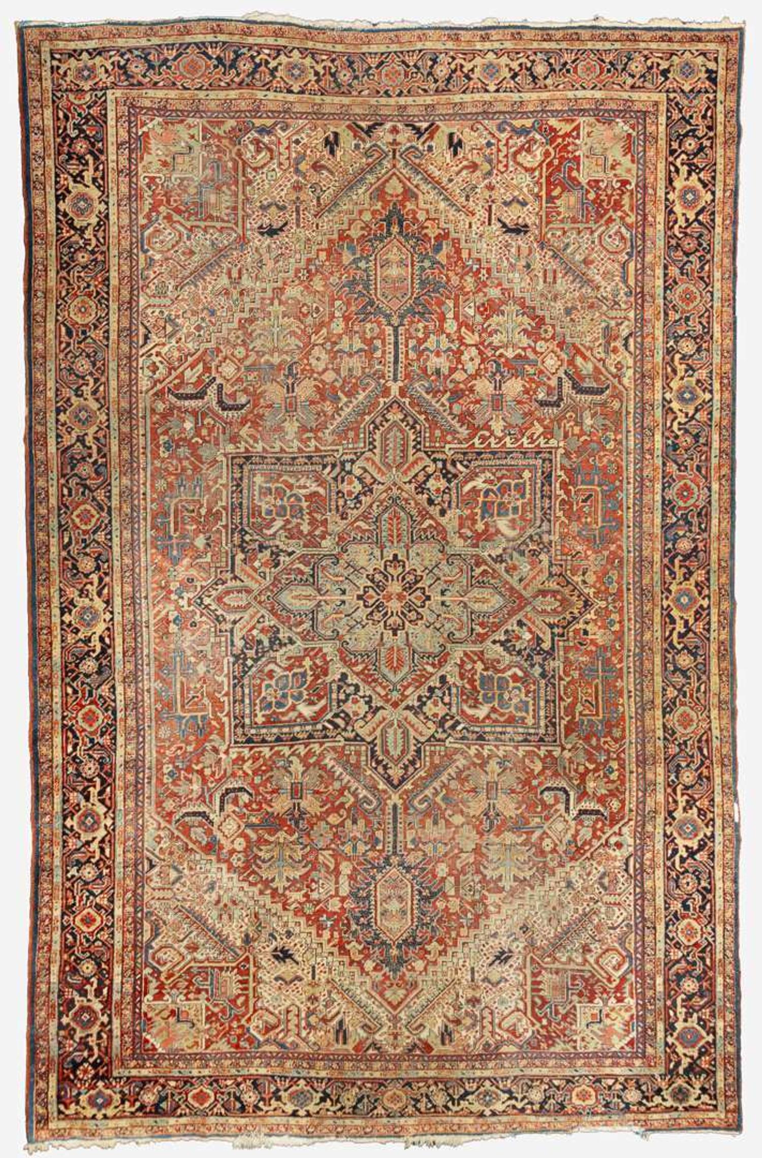A large Heriz carpet, circa 1940