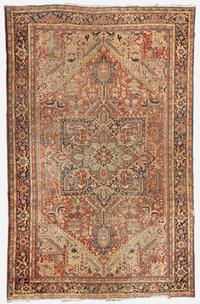 A large Heriz carpet, circa 1940