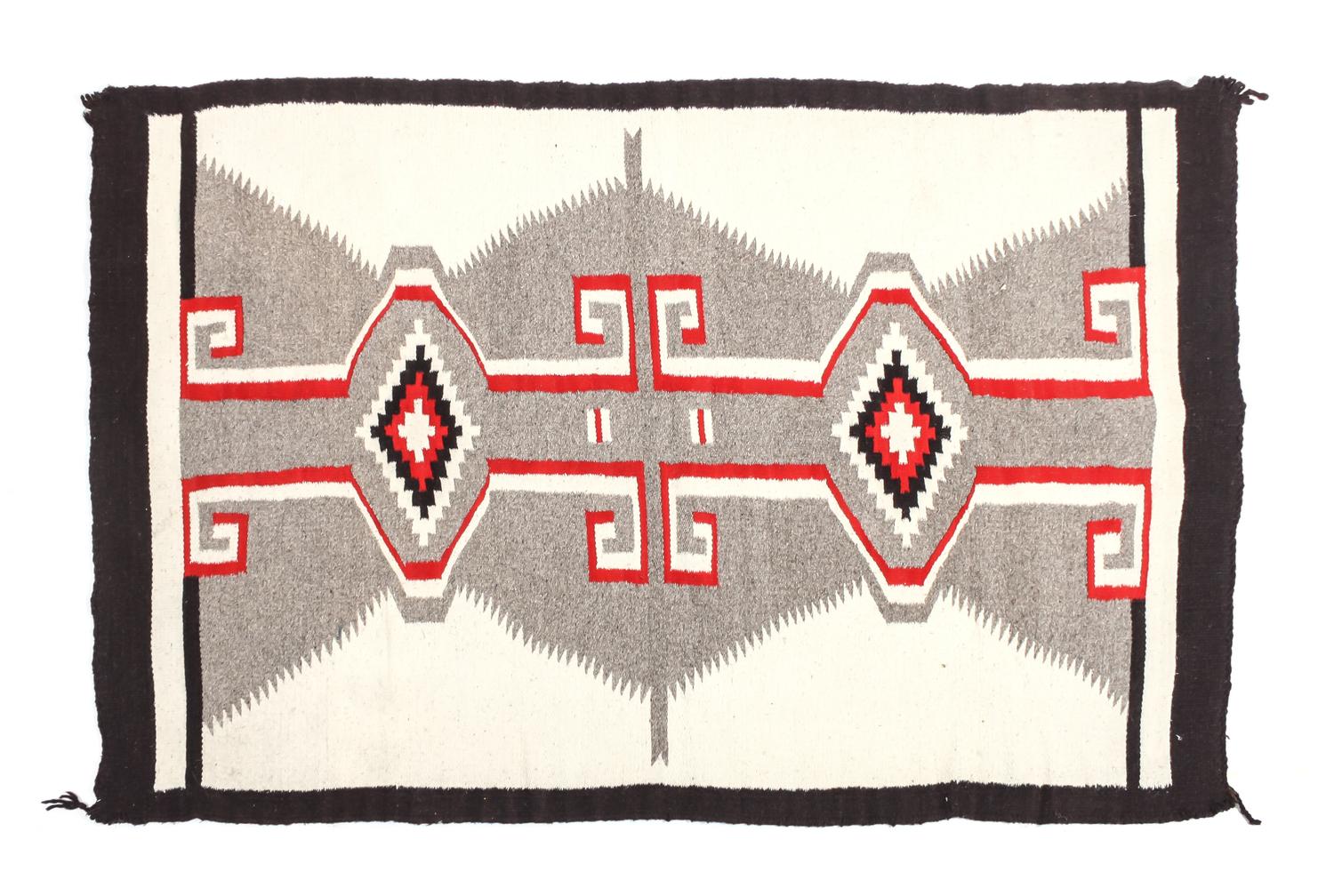 A Group of Four Western Reservation Rugs Largest: 29 x 53 inches.