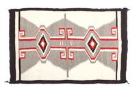 A Group of Four Western Reservation Rugs Largest: 29 x 53 inches.