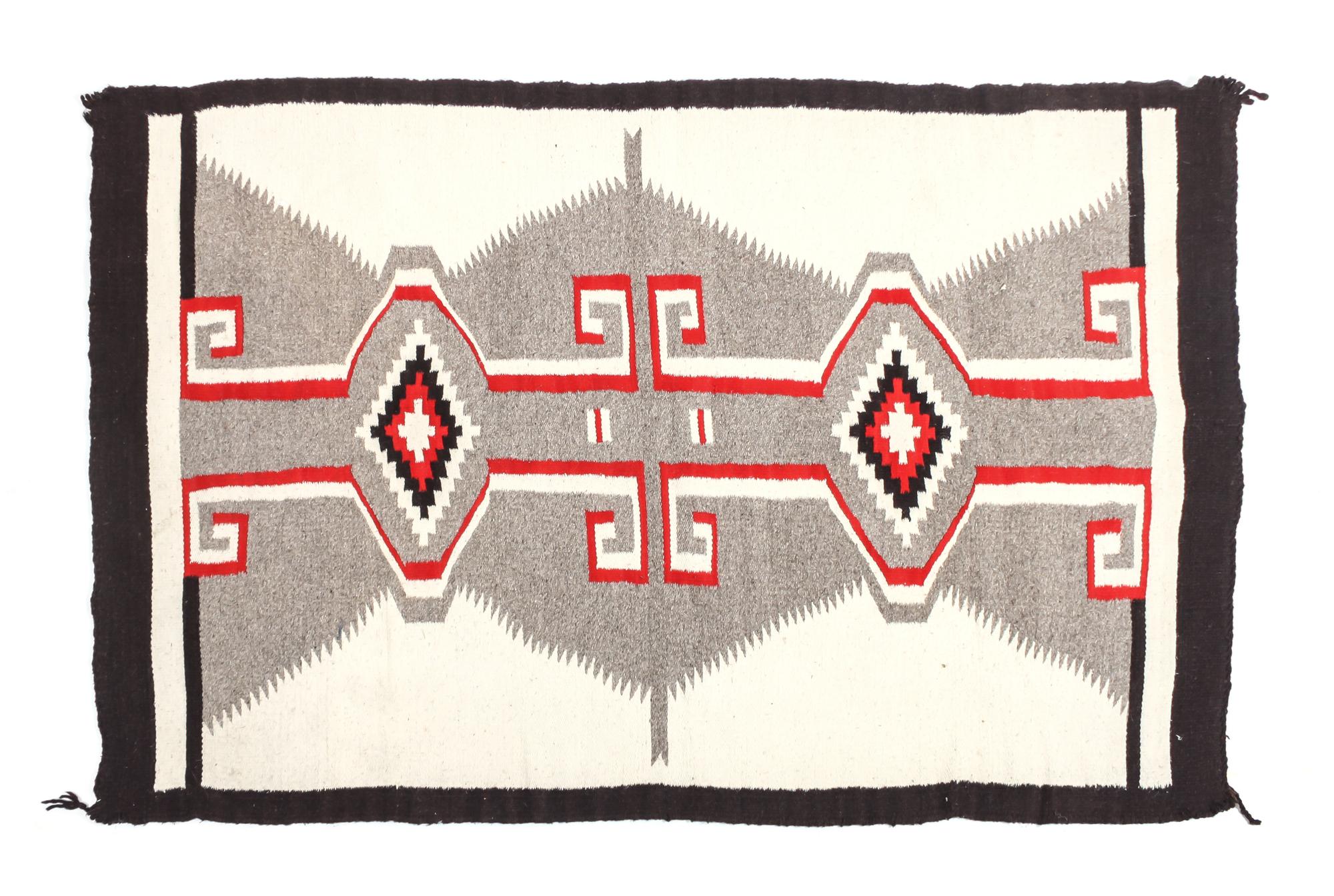 A Group of Four Western Reservation Rugs Largest: 29 x 53 inches.