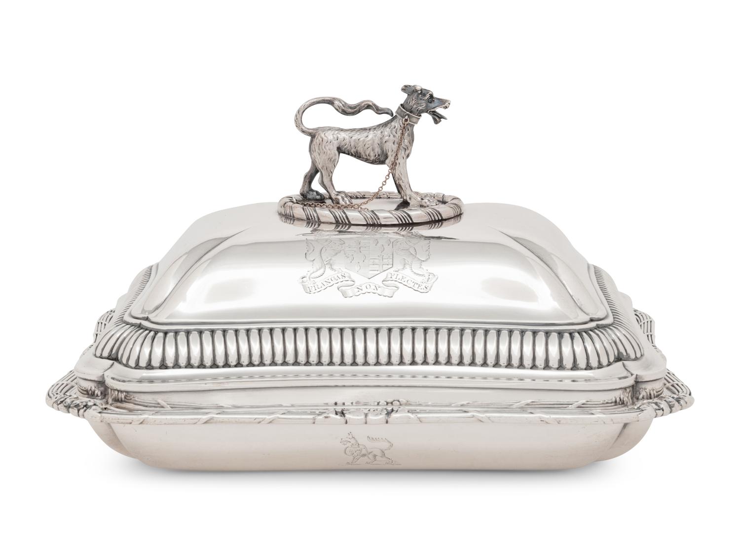 A George III Silver Covered Entrée Dish of Ducal Interest