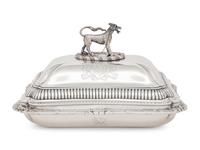 A George III Silver Covered Entrée Dish of Ducal Interest