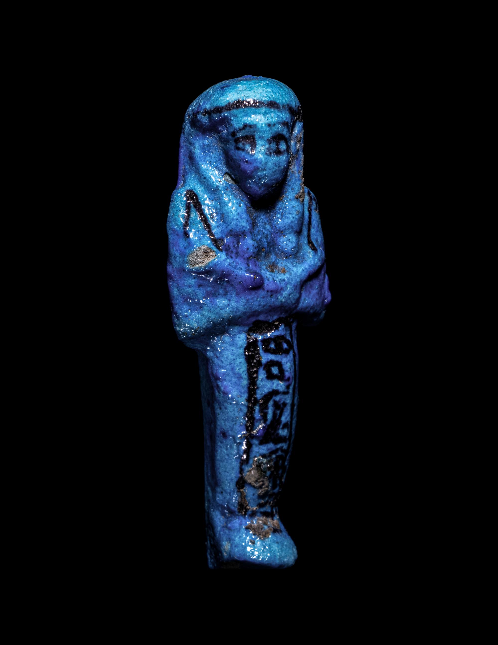 An Egyptian Faience Ushabti for Nes-Ta-Wedjat-Akhet