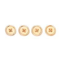 TIFFANY & CO., YELLOW GOLD TUXEDO BUTTONS