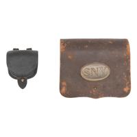 Baker & McKinney Contract US Pattern of March 1864 .58 Caliber Cartridge Box with Rare SNY Plate and a Cap Pouch