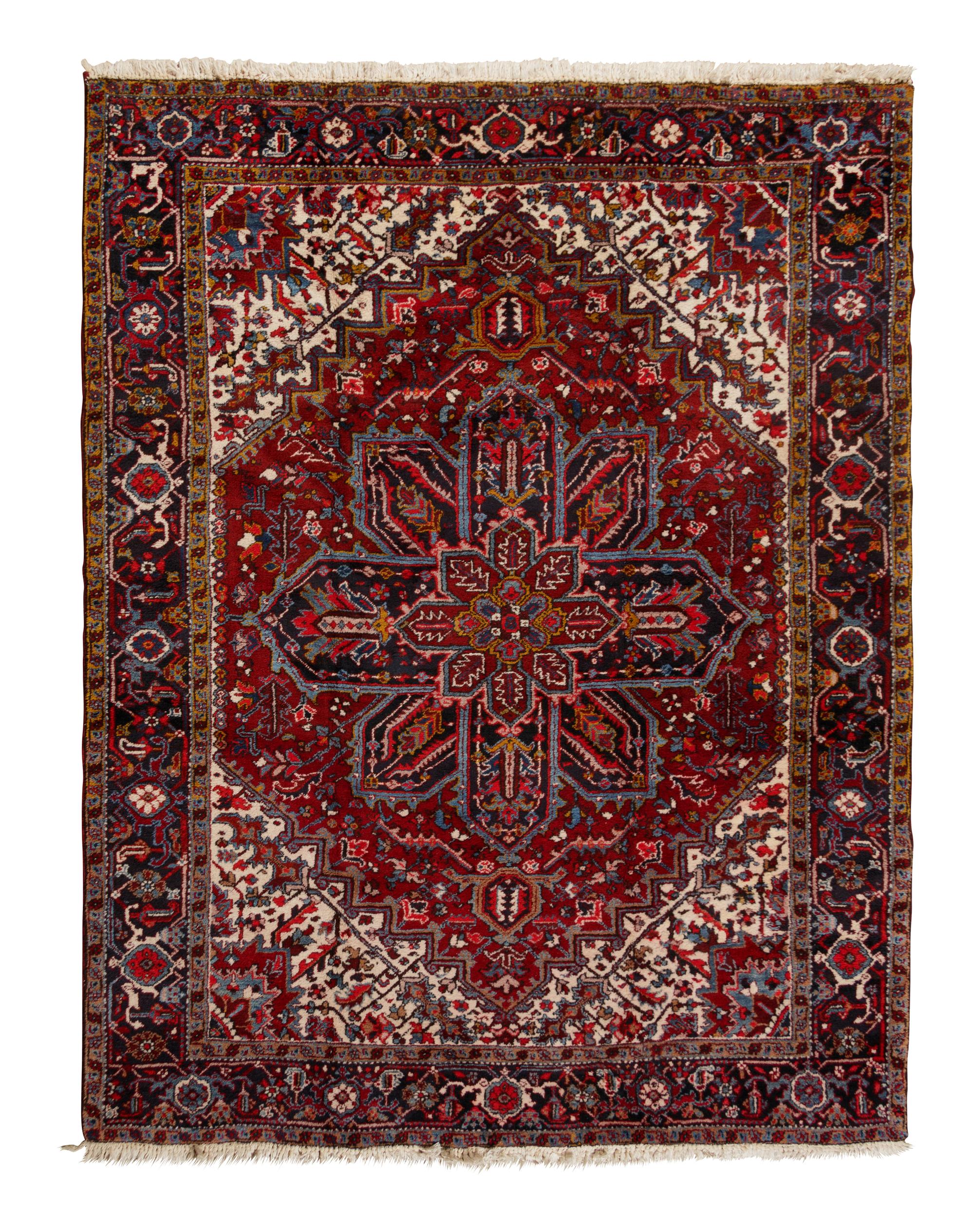 A Heriz Wool Rug