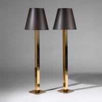 Pair of floor lamps