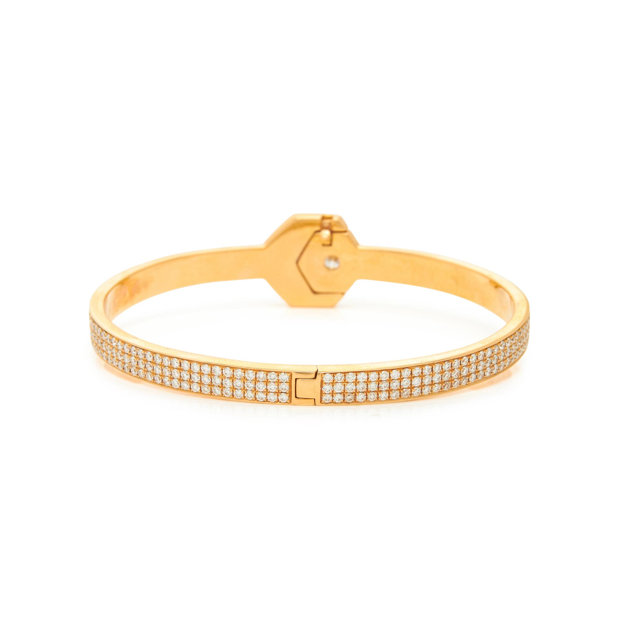 ANITA KO, ROSE GOLD AND DIAMOND 'SCREW YOU' BRACELET