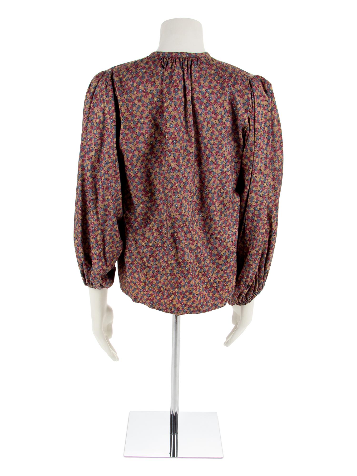 Two Saint Laurent Rive Gauche Blouses, 1980-90s
