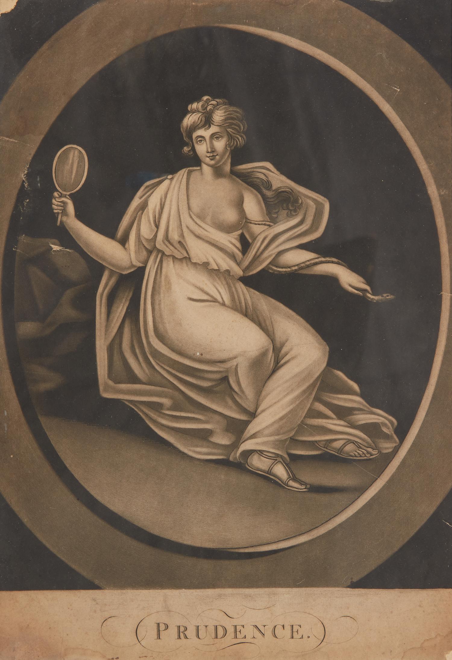 A collection of seven English and French portraits, 18th century