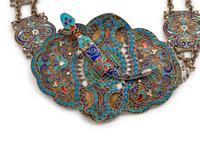A Russian Silver and Enamel Belt — EARLY 20TH CENTURY