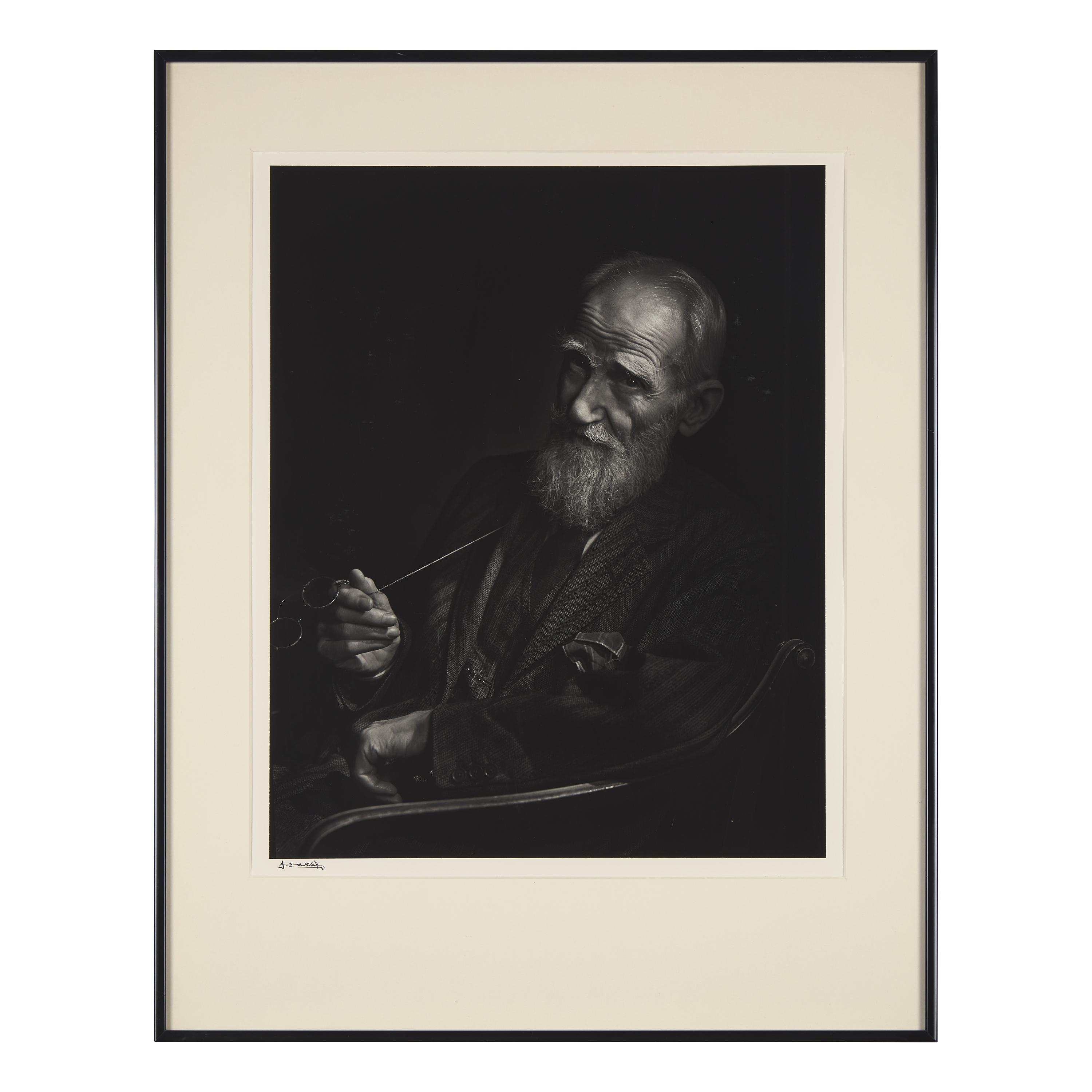 Yousuf Karsh (Armenian/Canadian, 1908-2002) — George Bernard Shaw , 1943; printed later