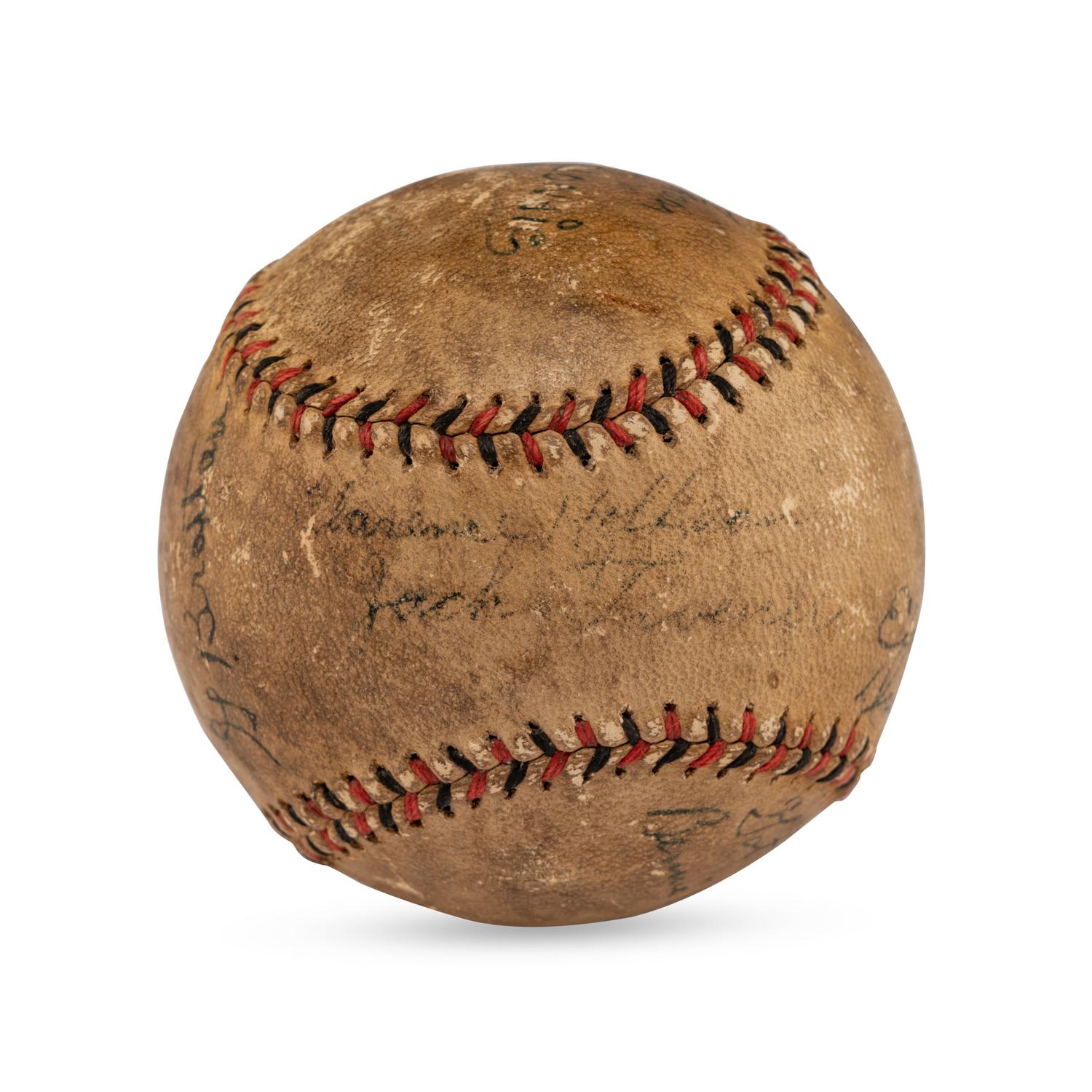 A 1931 St. Louis Browns Team Signed Autograph Baseball Featuring Benny Bengough (Beckett Authenication Services)