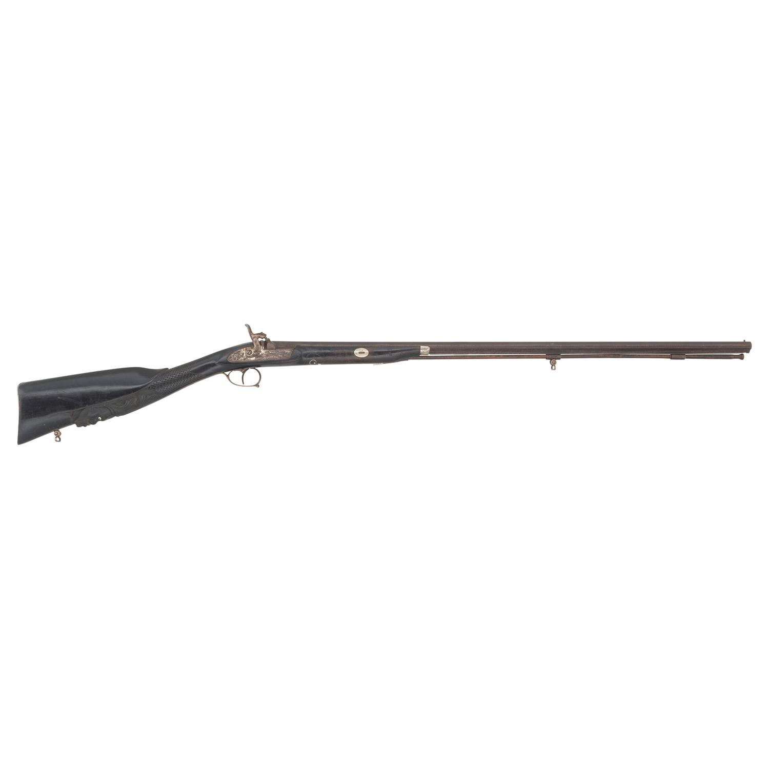 Casa LaPort Percussion Shotgun with Carved Stock
