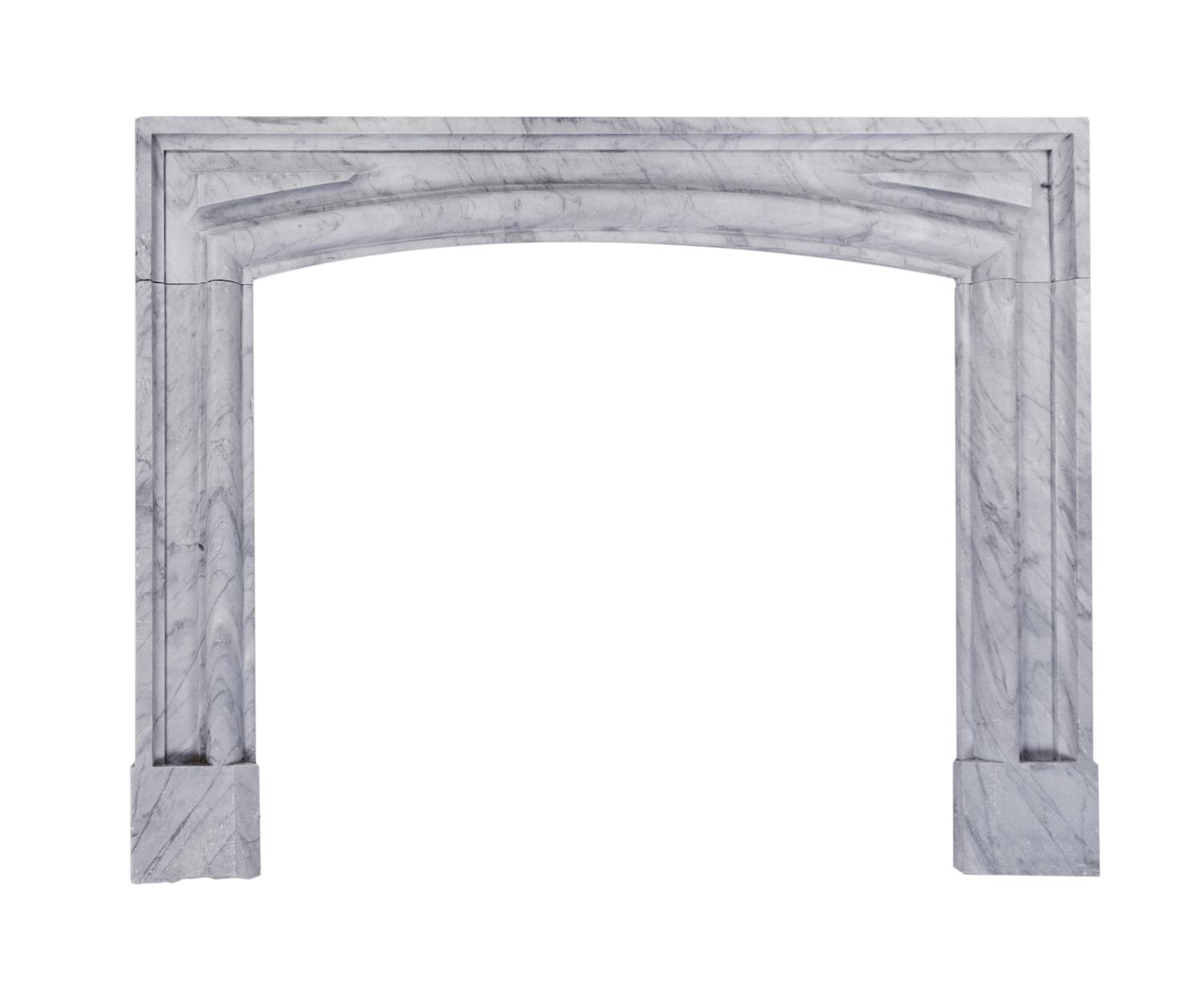 A Marble Fireplace Mantel