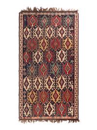 A Caucasian Kilim Wool Rug