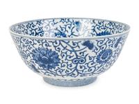 A Chinese Blue and White Porcelain Bowl — 19TH CENTURY