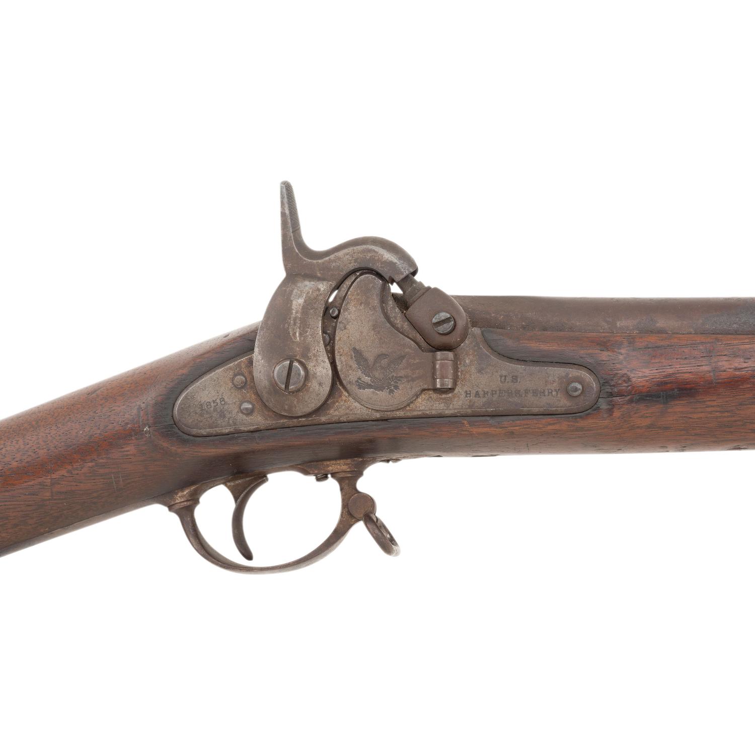 Harpers Ferry US Model 1855 Rifle Musket dated 1858