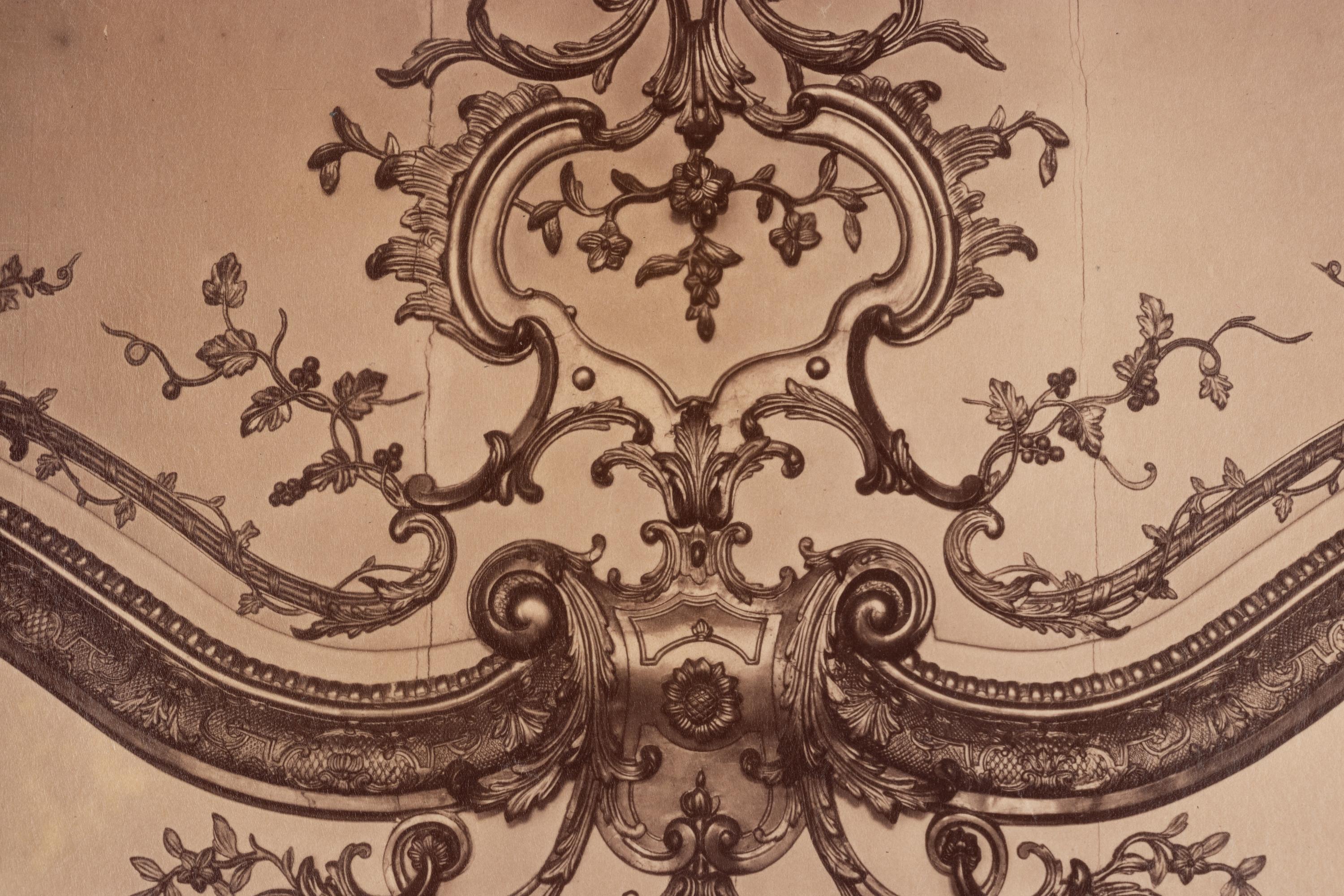 A group of six photographs depicting early 20th Century Parisian architectural details (Saints-Gervais-et-Protais, 1903-1904; Ambassade d'Autriche, 57 rue de Varenne, 1905; La Monnaie-quai Conti [5234], 1905-1906; Hôtel de Roquelaure, boulevard Saint-Germain, 246, 1905-1906; Hôtel de la Duchesse, de Narbonne, rue Varenne 45, 1907; [Cluny–Diane Chasseresse. Art Français. École J. Goujon], 1911)