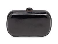 Bottega Veneta, Black Leather Clutch