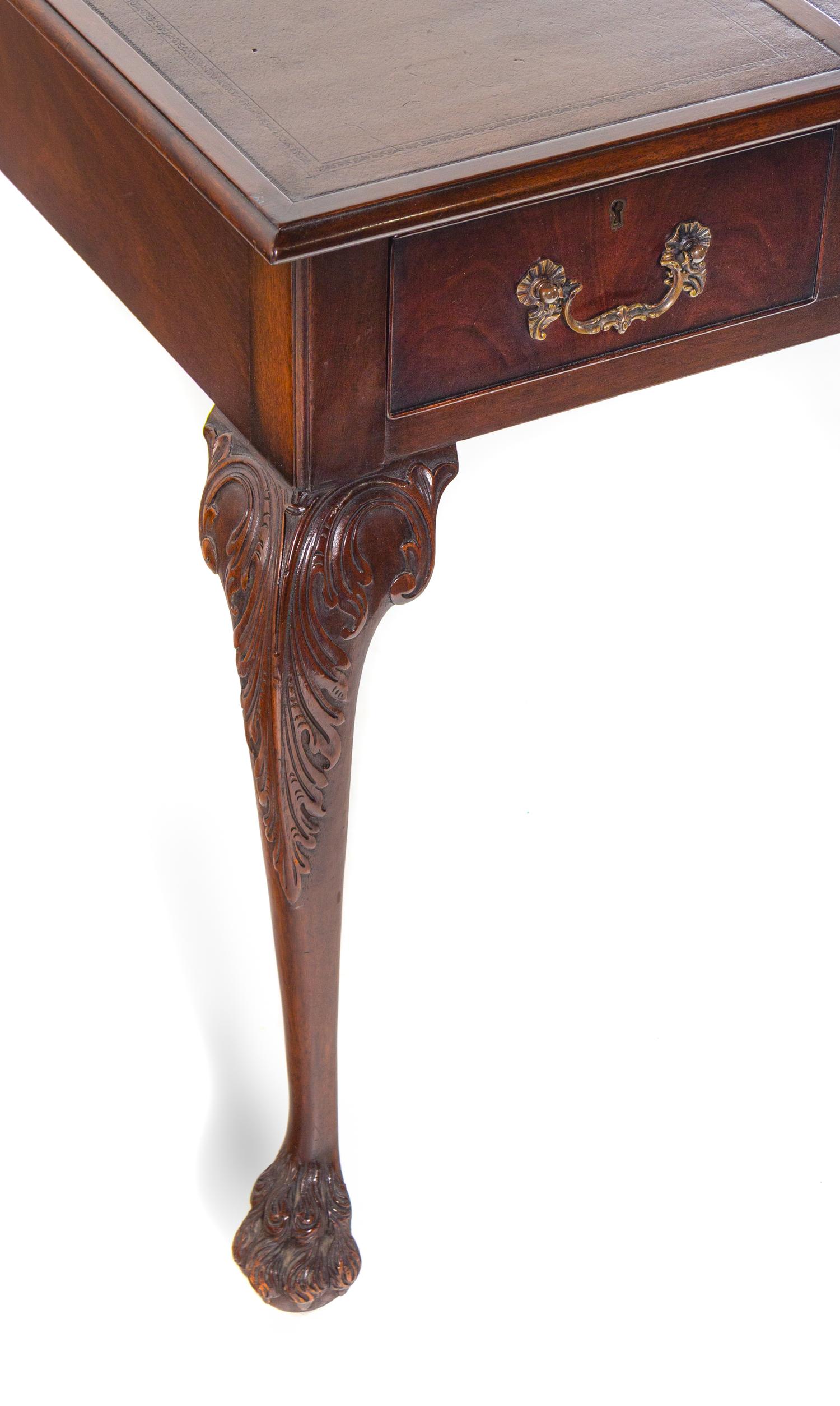 A George II Style Mahogany Writing Table