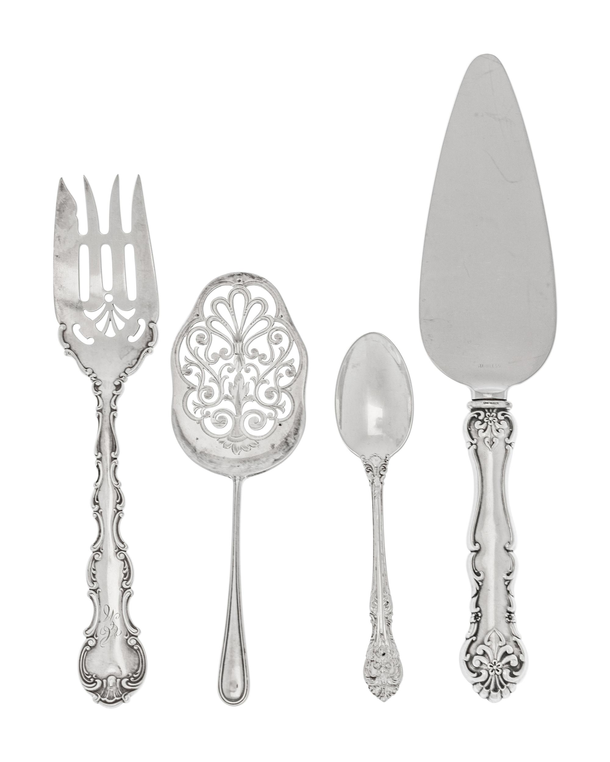 A Collection of American, Peruvian, and Mexican Silver and Silver-Plate Table Articles