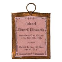 [CIVIL WAR]. -- [ELLSWORTH, Elmer (1837-1861)]. A group of 3 photographs depicting Ellsworth, comprising:
