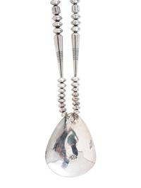 Silver and Coral Necklace